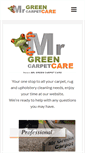 Mobile Screenshot of mrgreencarpetcare.com